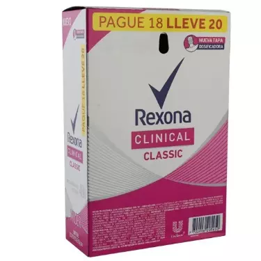 Desod. REXONA CLINICAL MUJER SOBRES