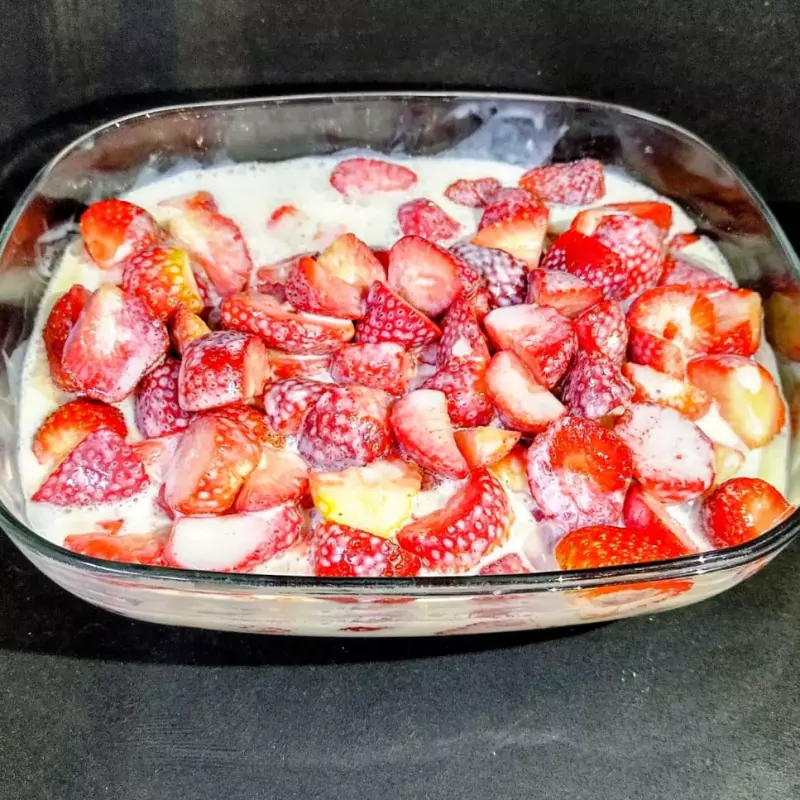 FRESAS CON CREMA