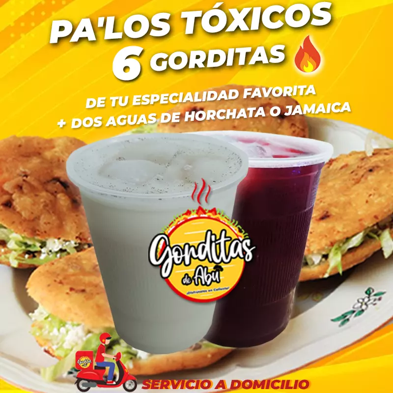Combo Pa´ los Tóxicos (6pzas+2aguas)