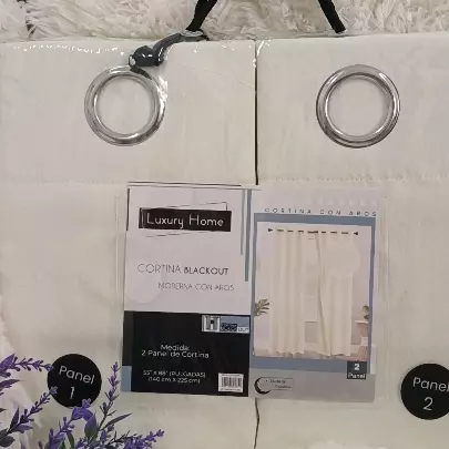 Cortina Blackout Vainilla