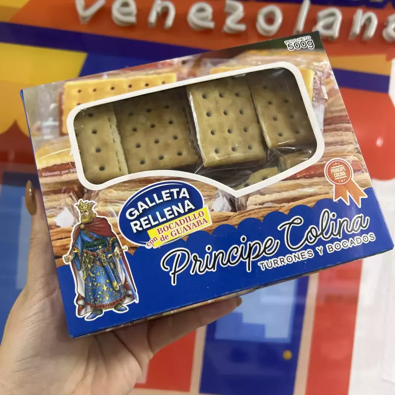 Galleta rellena de bocadillo caja24u