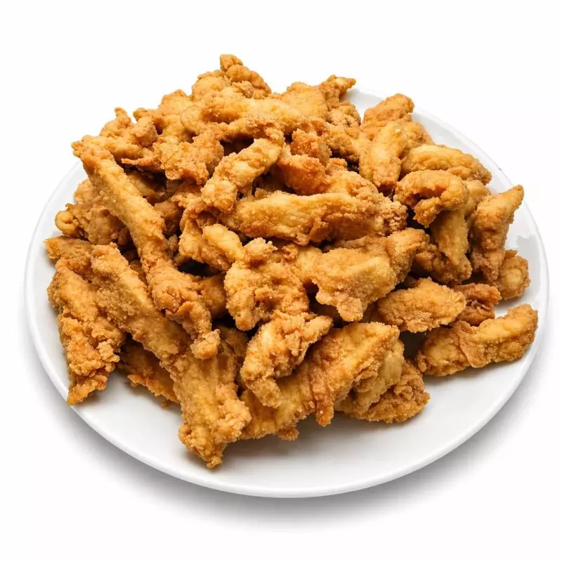 1 KG - ISCAS DE FILÉ DE FRANGO