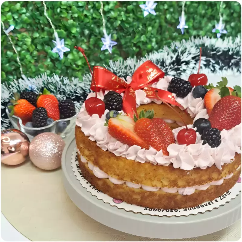 Guirlanda de Frutas Vermelhas - 650g