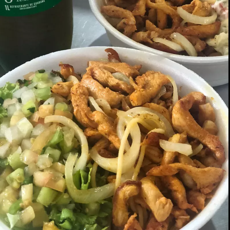 ISCA DE FRANGO ACEBOLADA