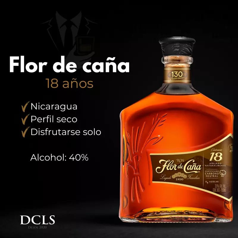 Flor de Caña Centenario 18 años