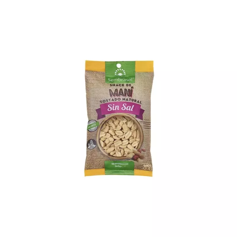 Maní sin sal Sembrasol 150gr