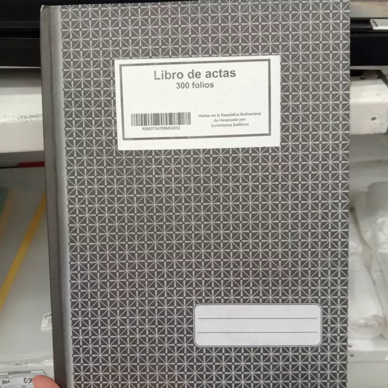 Libro de acta de 300 folios