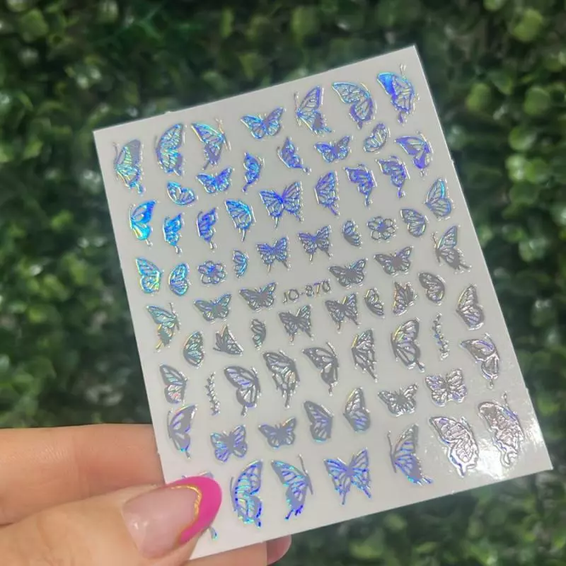 Cartela Adesivo Borboletas N•870