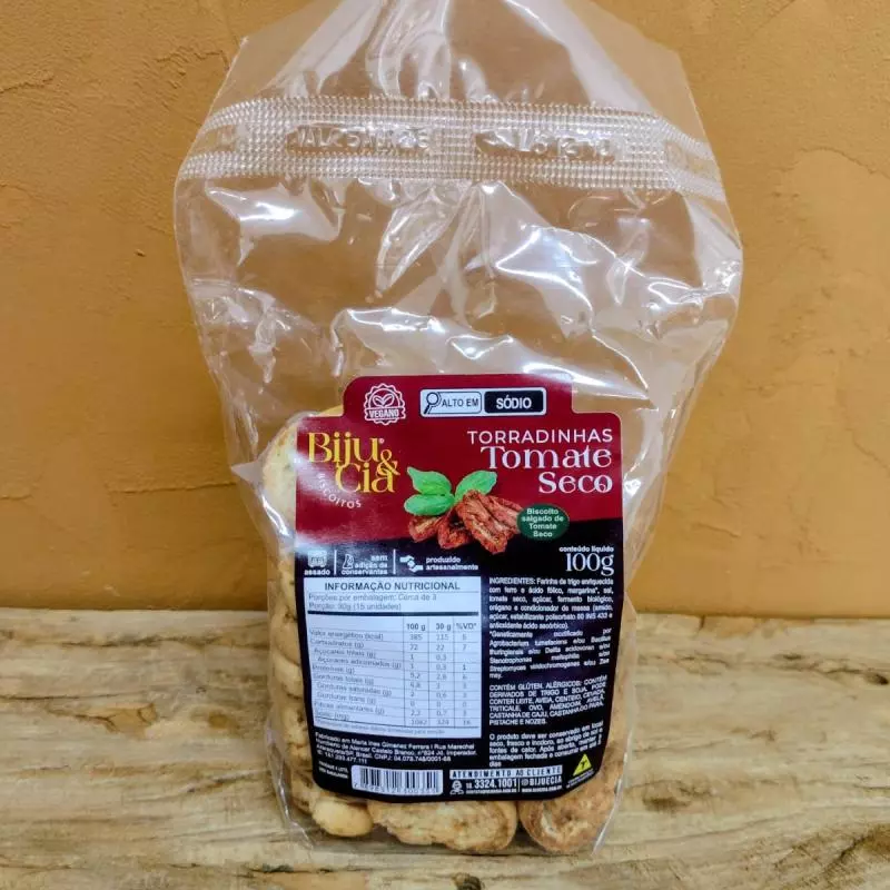 TORRADINHA TOMATE SECO 100g