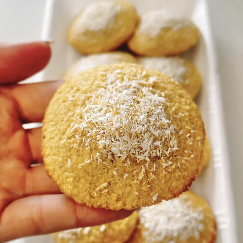 Cookies sin lacteos de coco keto
