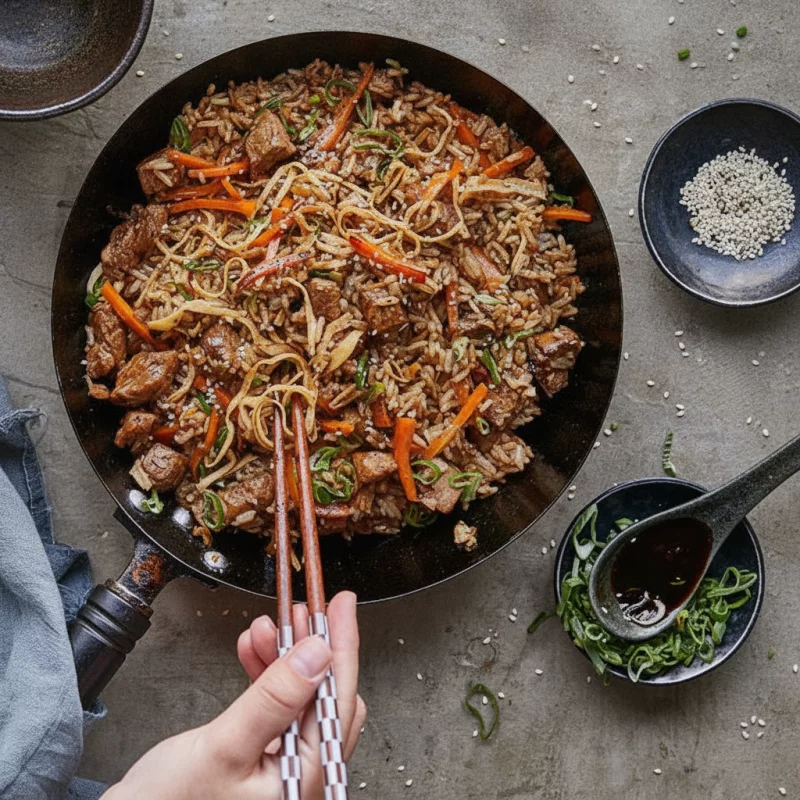 CHOW FAN de CARNE
