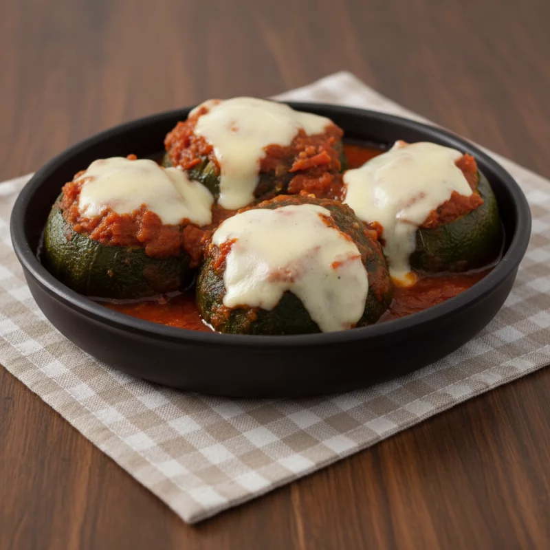 Zapallitos rellenos con pure