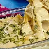 Cubinhos de frango ao gorgonzola