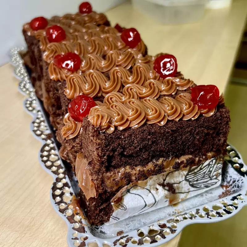 Fatia Bolo Chocolate Intenso