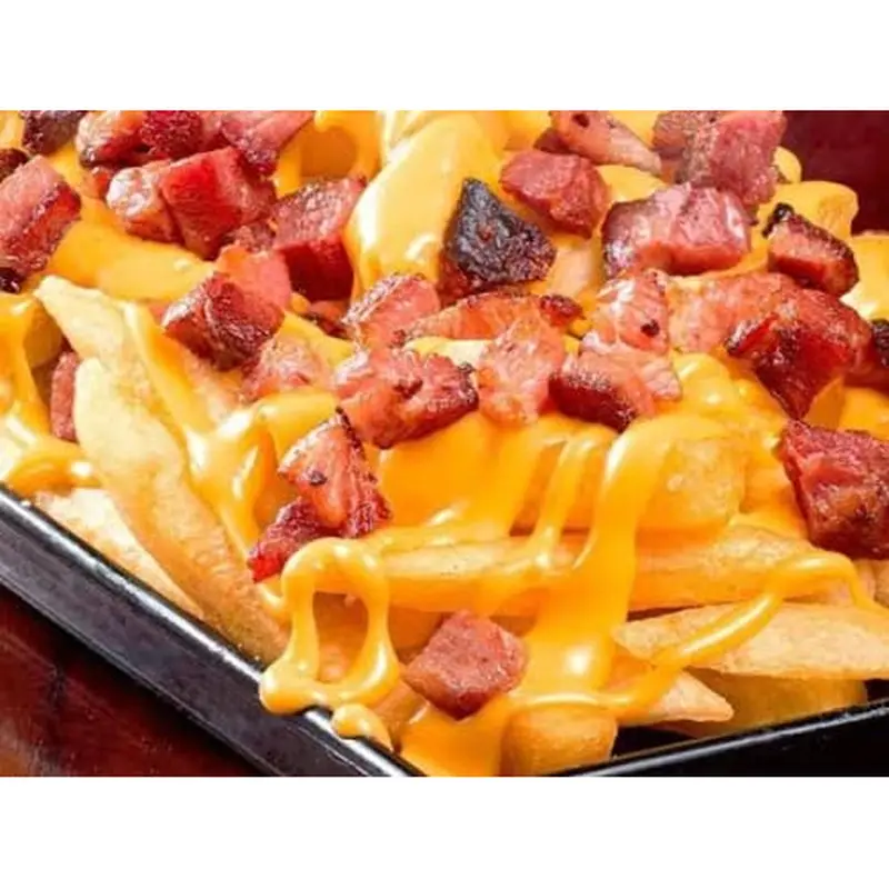 Batata  com  cheedar e bacon