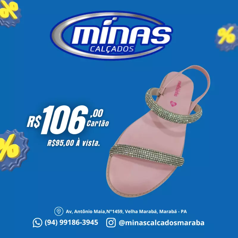 Sandália Rosa RF:231253