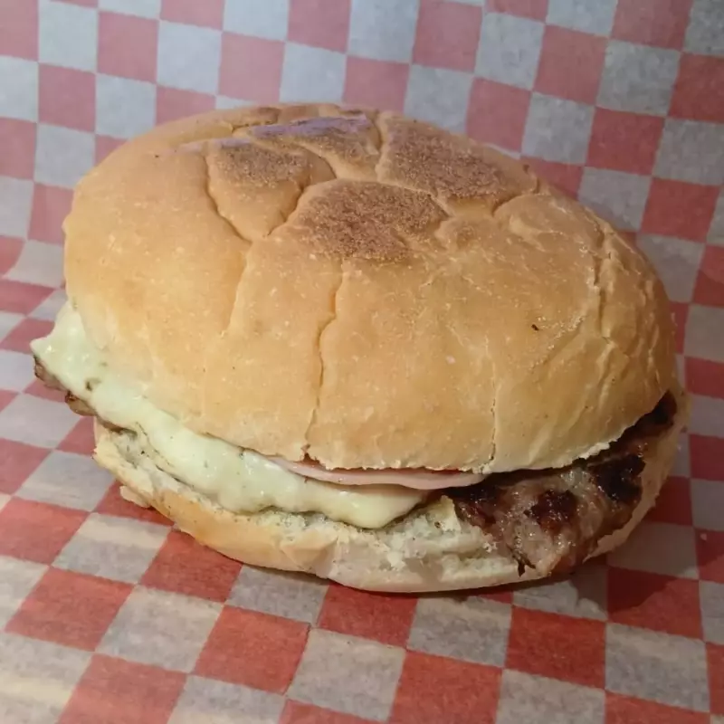 Hamburguesa casera simple