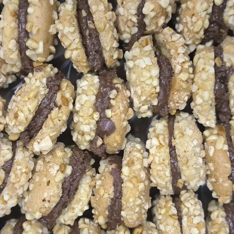 Agnus Amendoim com Nutella