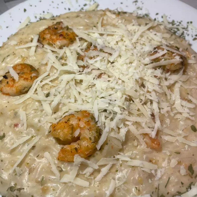 Arroz Cremoso de Camarão
