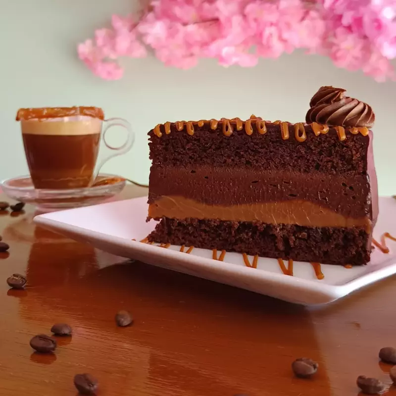 Fatia ( café com caramelo salgado)