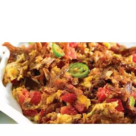 Huevos a la mexicana con machaca