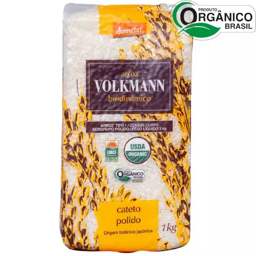 Arroz Cateto Polido Orgânico 1kg