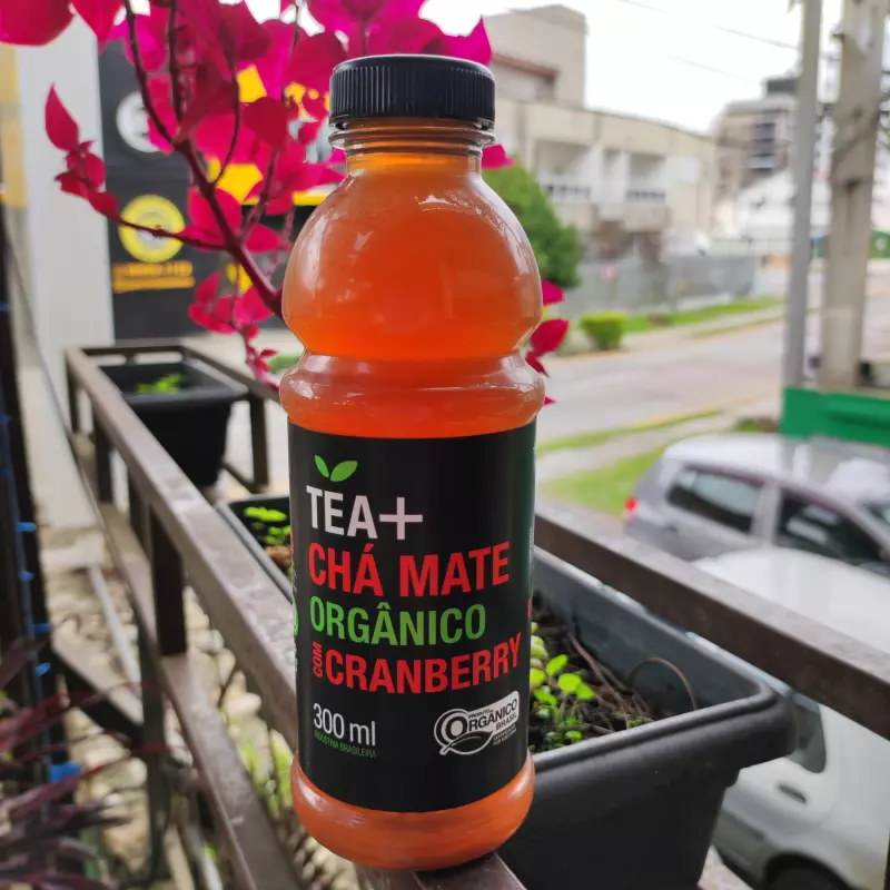Tea + Matte orgânico com crabberry