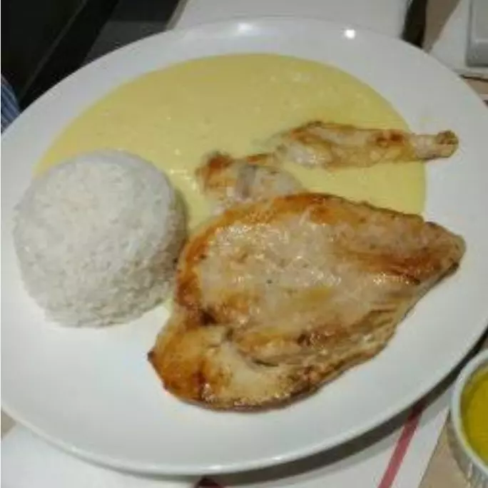 Pure con Pechuga de pollo