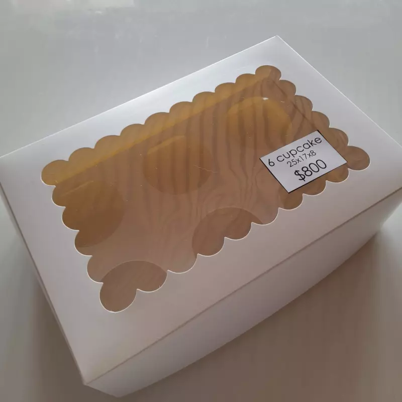 caja 6 cupcakes 25x17x8