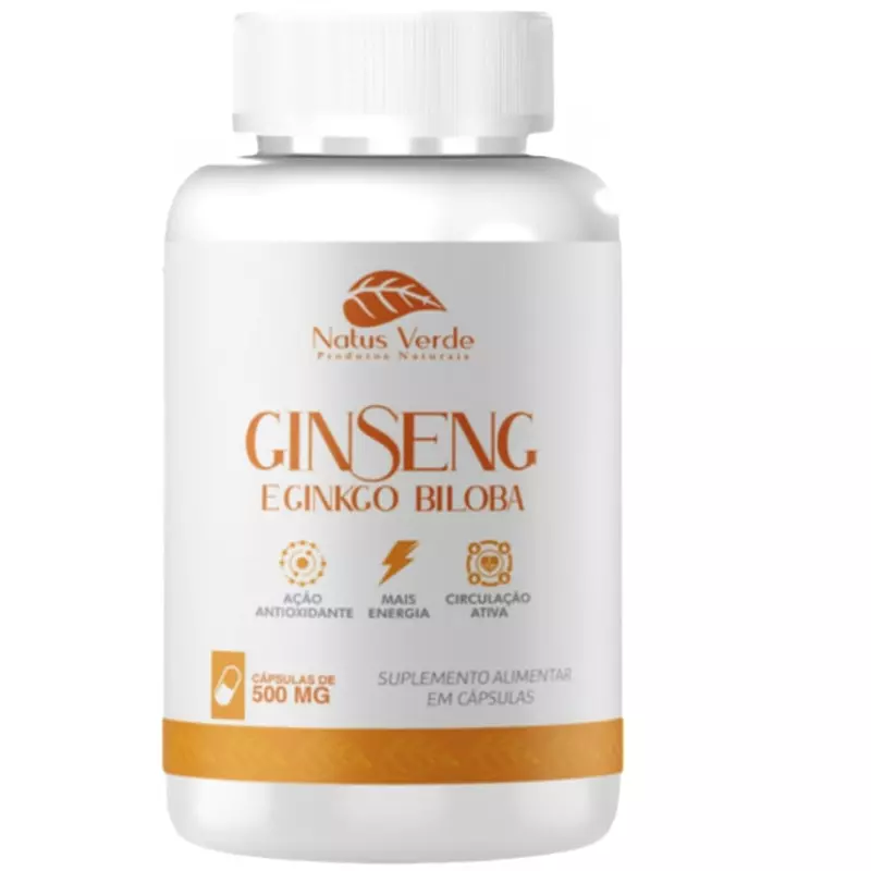Cápsula Ginseng E Ginko Biloba