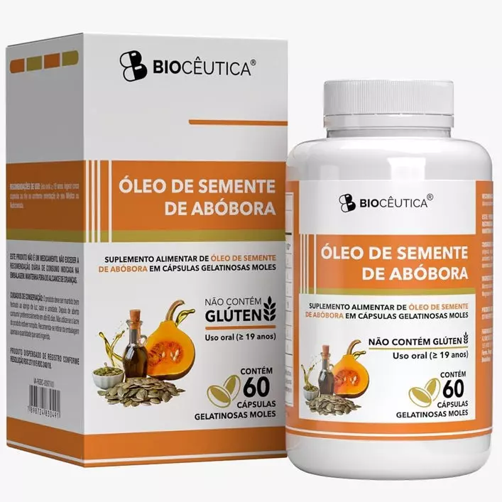 Cápsulas Óleo Semente de Abóbora