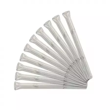 Piteira de vidro fininha 4mm longa