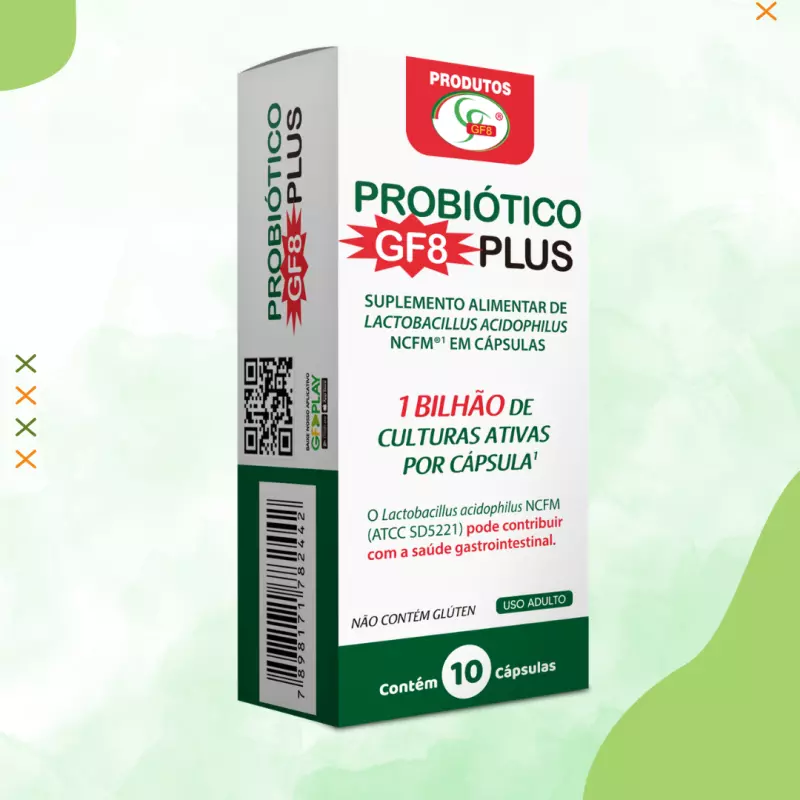 Probiótico GF8 PLUS