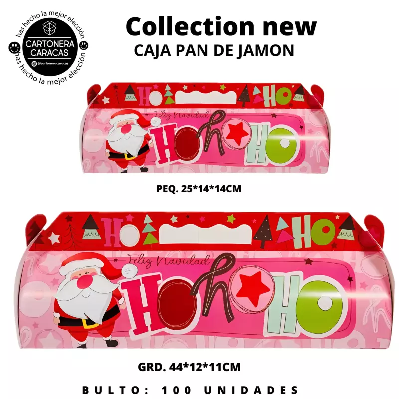 🎅🏼NAVIDAD ROSADA PAN JAMON BAUL