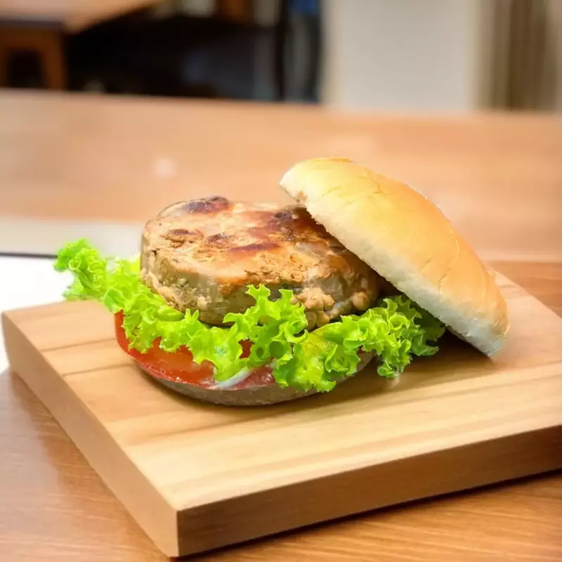 Hamburguesa de atún rojo