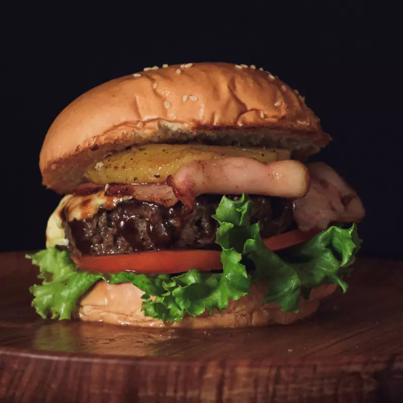 Hamburguesa Hawaiana