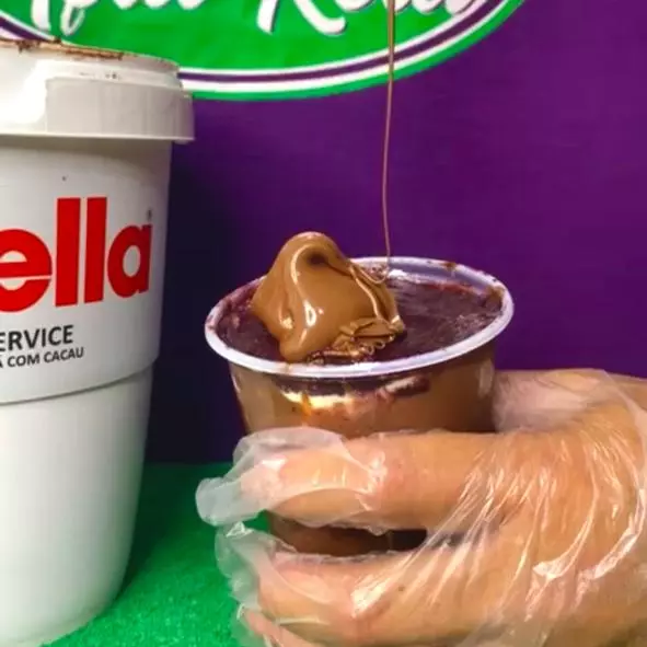 AÇAÍ 500ML COM NUTELLA + 3 RECHEIO