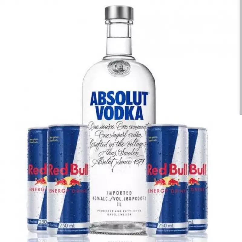 Absolut + 4 Red Bulls