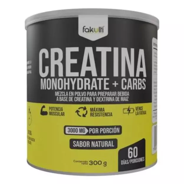 Creatina Monohidratada + Carbs 300g