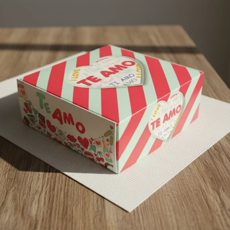 182 CAJA CARTON TE AMO