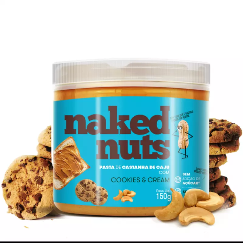 CASTANHA DE CAJU COM COOKIES & CREAM (150G)