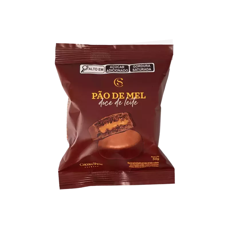 Pão de Mel de Doce de Leite 50g
