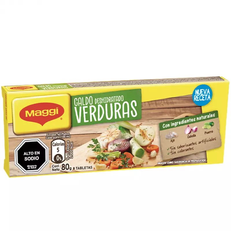 Caluga Maggi verduras 8 unidades