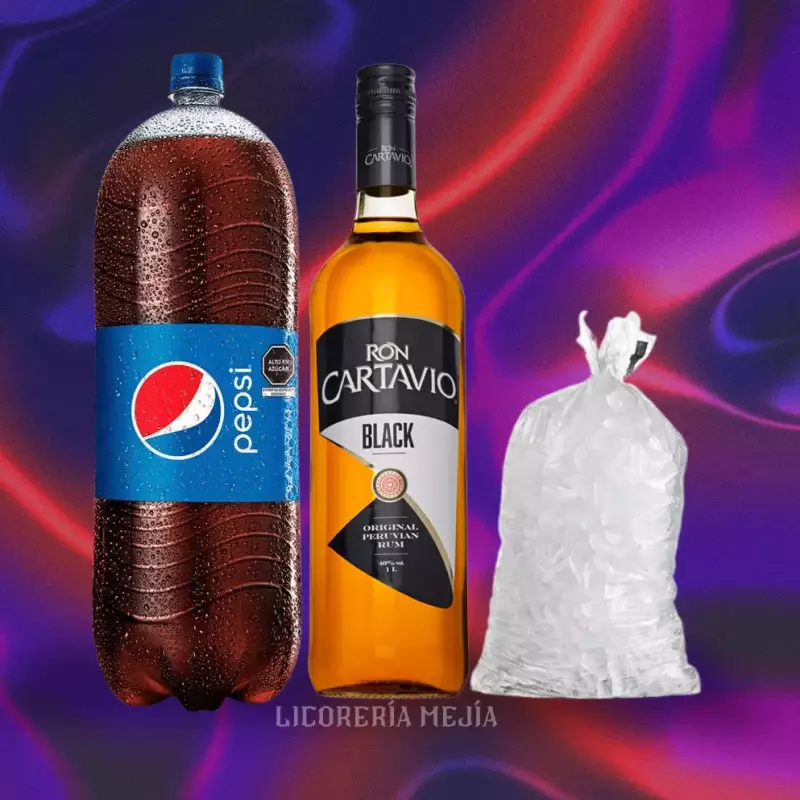 COMBO CARTAVIO BLACK 1L