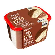 SORVETE DIÊLO TRÊS CHOCOLATES 2L