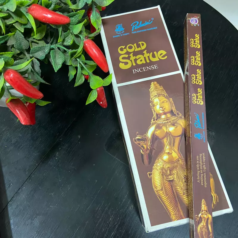 Incenso Padmini Gold Statue