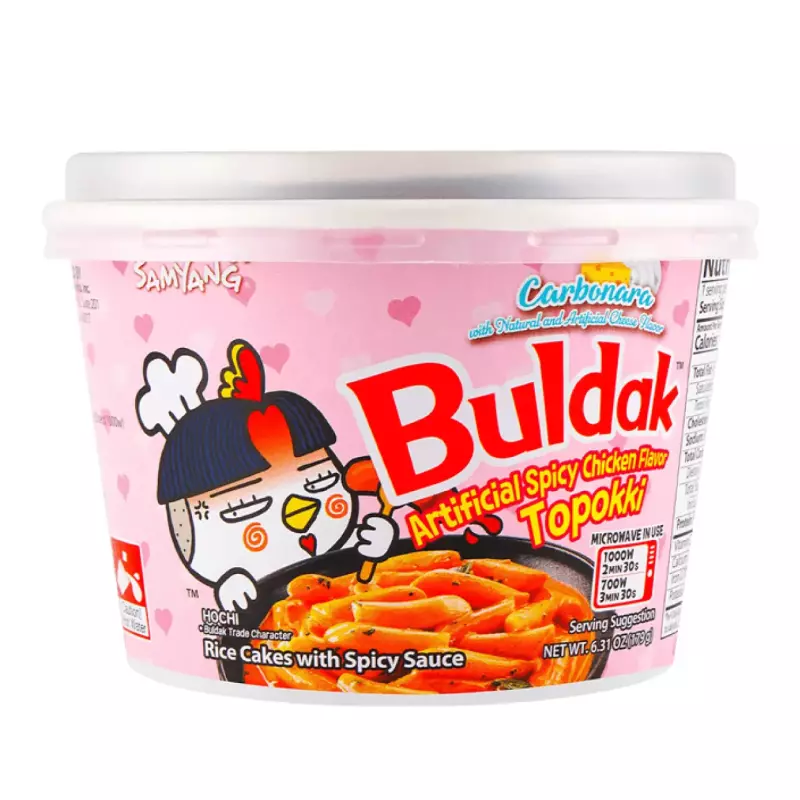 Buldak Carbonara Tteokbokki
