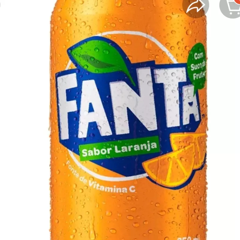 Fanta laranja latinha