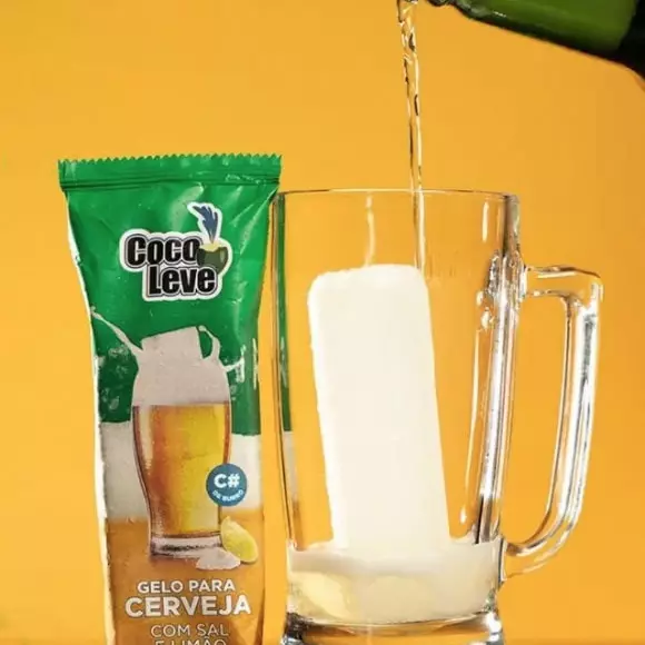 Coco leve para cerveja - Limao e sal