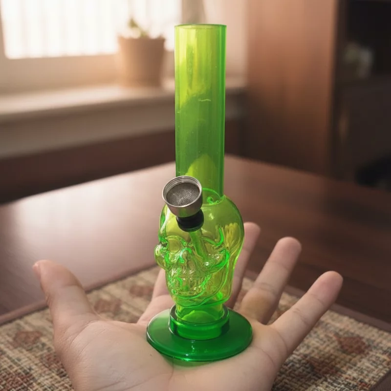 Bong Acrilico Mini Caveira